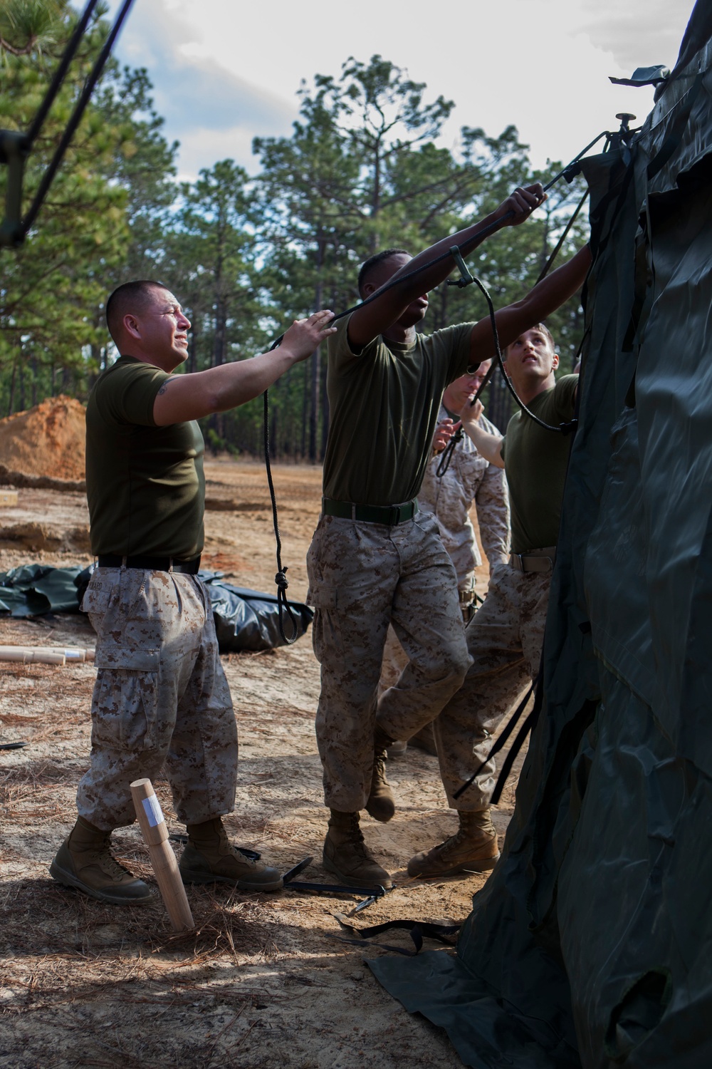 2D Transportation Support Battalion Marines participate in Operation Rolling Thunder