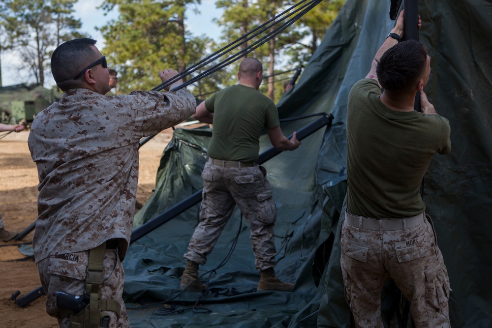 2D Transportation Support Battalion Marines participate in Operation Rolling Thunder