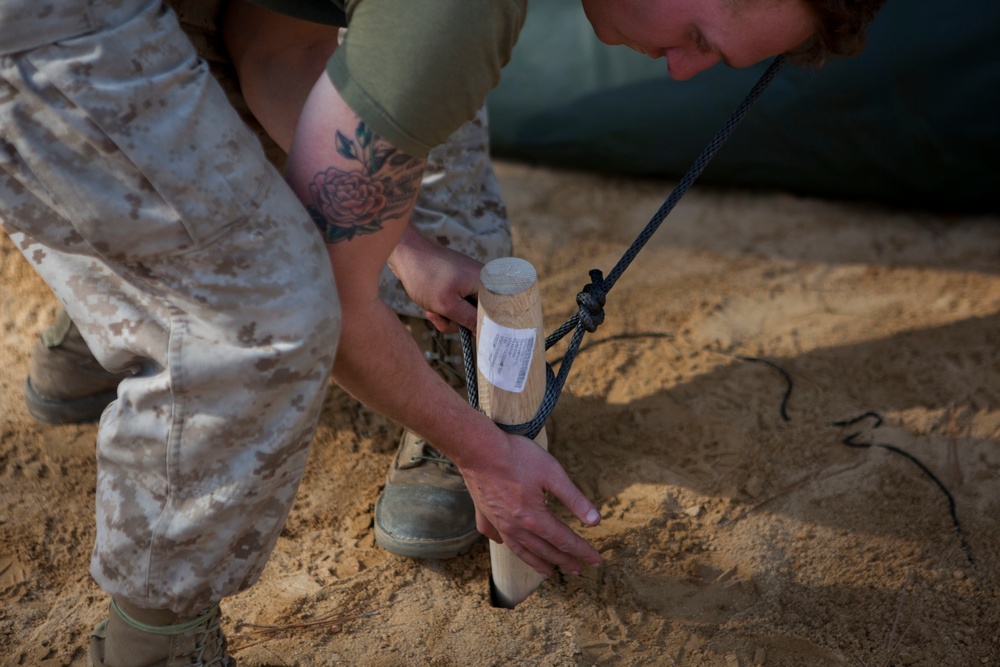 2D Transportation Support Battalion Marines participate in Operation Rolling Thunder