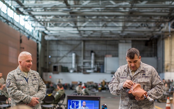 102IW conducts hands on expeditionary training