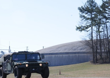 Military police keep the peace during Vigilant Guard