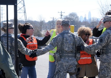 Military police keep the peace during Vigilant Guard