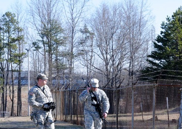 Military police keep the peace during Vigilant Guard