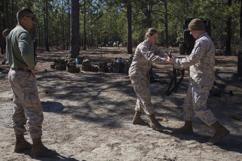 2D Transportation Support Battalion Marines practice Marine Corps Martial Arts