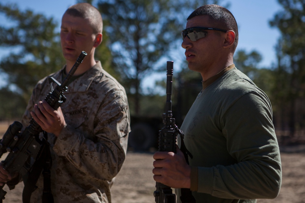 2D Transportation Support Battalion Marines practice Marine Corps Martial Arts