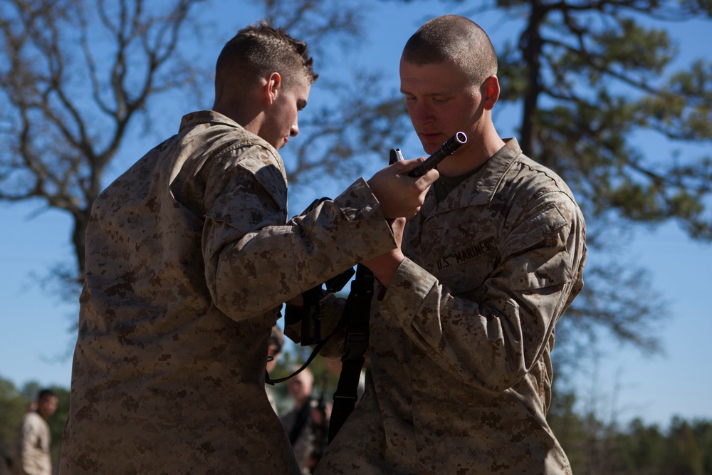 2D Transportation Support Battalion Marines practice Marine Corps Martial Arts