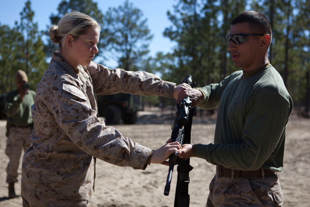 2D Transportation Support Battalion Marines practice Marine Corps Martial Arts