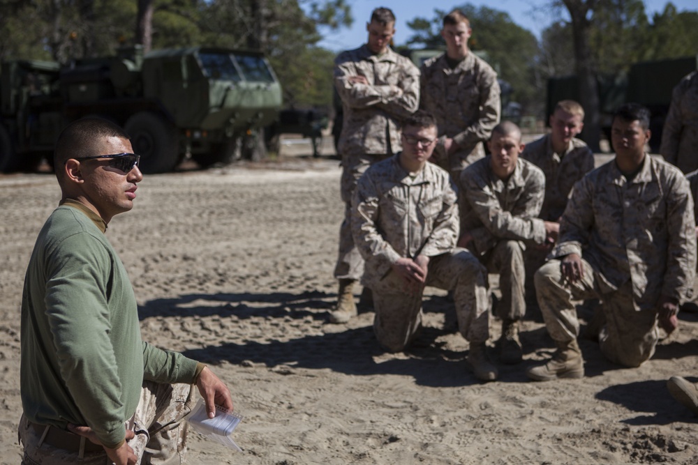 2D Transportation Support Battalion Marines practice Marine Corps Martial Arts