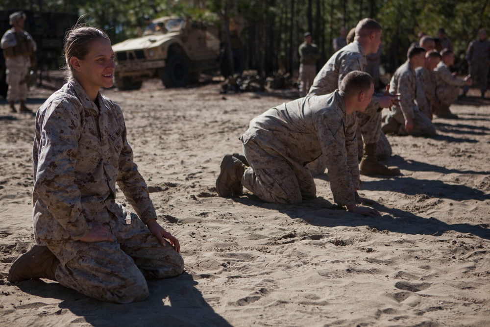 2D Transportation Support Battalion Marines practice Marine Corps Martial Arts