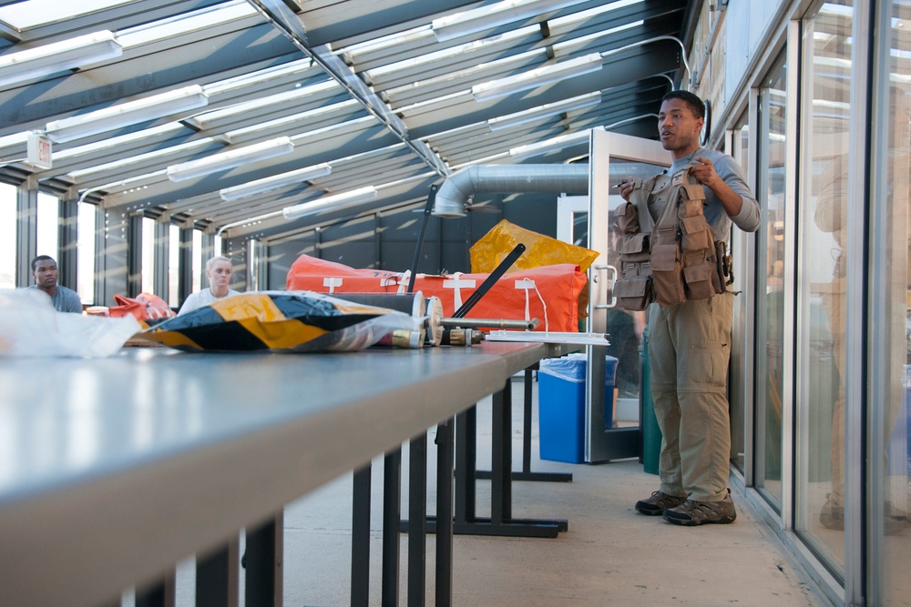 Water survival training