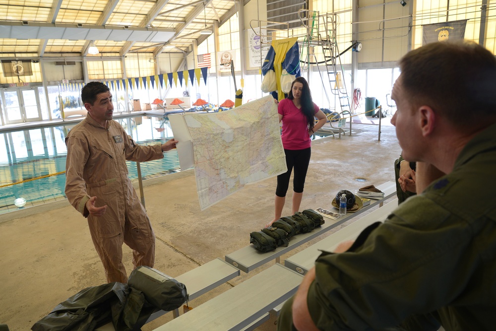 Water survival training