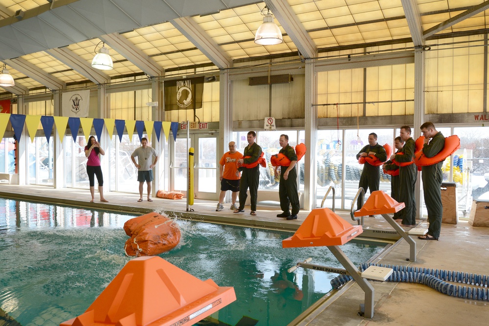 Water survival training