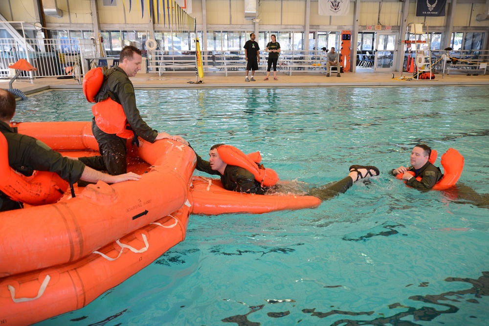 Water survival training