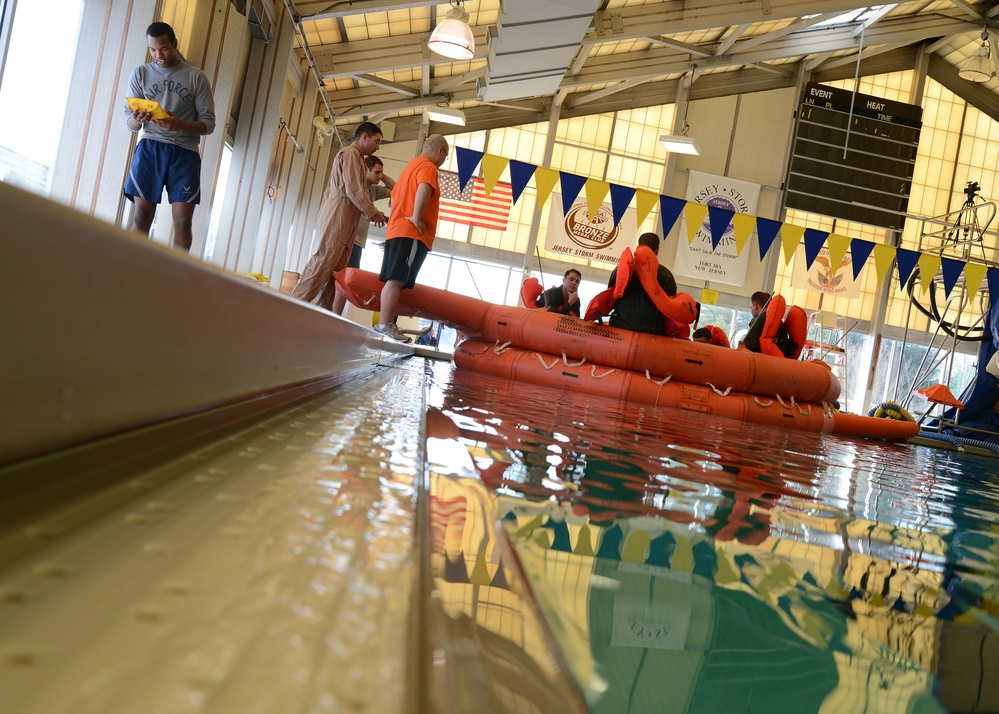 Water survival training