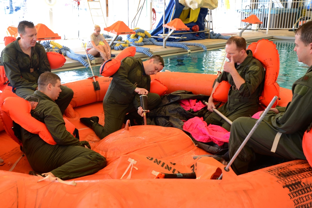 Water survival training