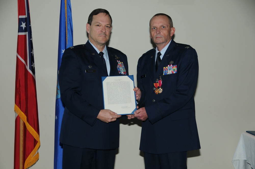 US Air Force Col. Randal S. Pope receives Legion of Merit Award