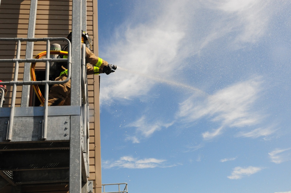 297th Firefighting Detachment conducts live fire exercise