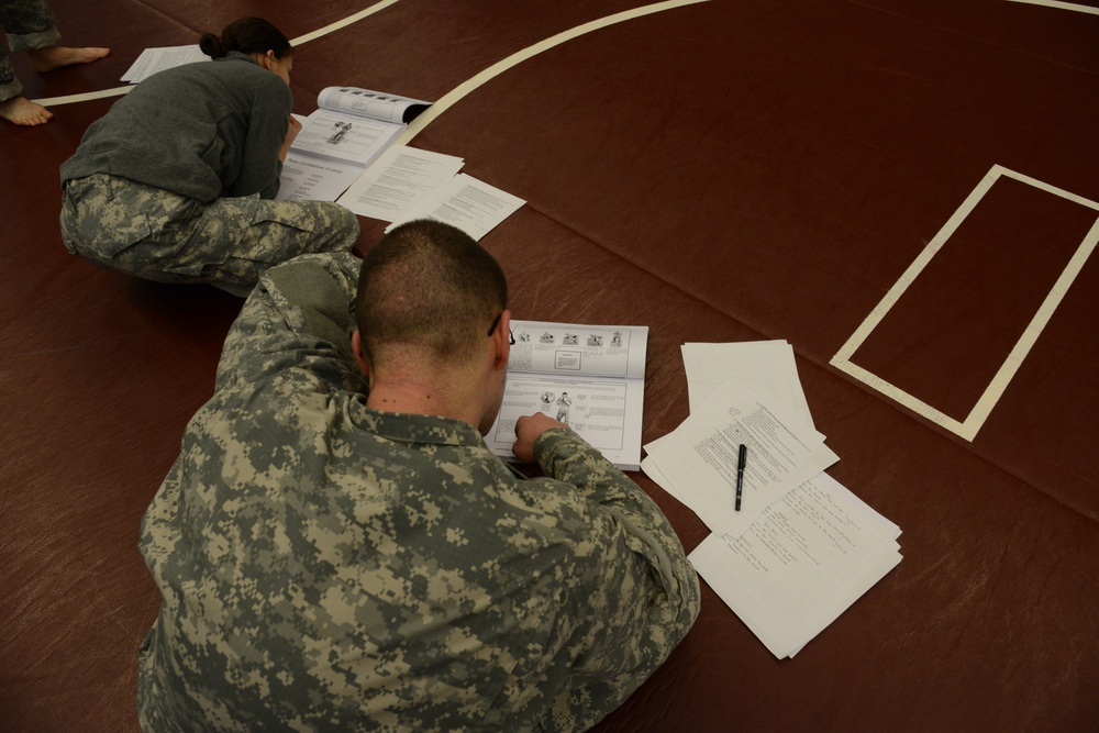 Final review for technical test of Basic Combatives Course