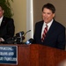 North Carolina Governor Pat McCrory visits Camp Lejeune, N.C.