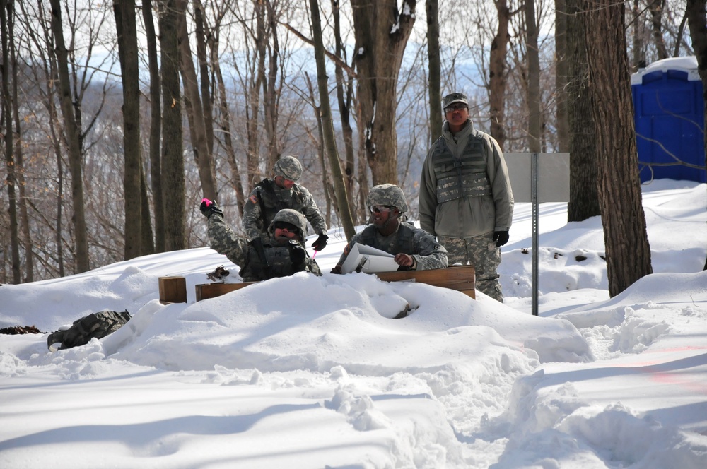 New York Soldiers train in snow for Guantanamo Bay Deployment