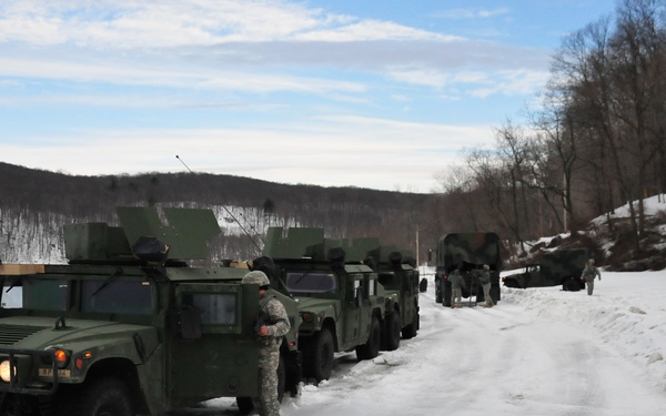 New York Soldiers train in snow for Guantanamo Bay deployment