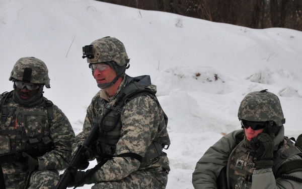 New York Soldiers train in snow for Guantanamo Bay deployment