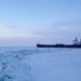 USCGC Bristol Bay ice liberty in Lake Erie