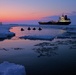 USCGC Bristol Bay ice liberty in Lake Erie