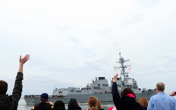 USS Normandy deployment