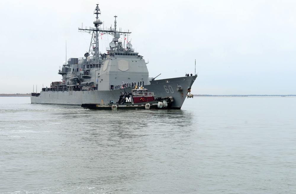 USS Normandy deployment