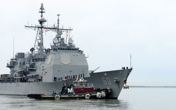 USS Normandy deployment