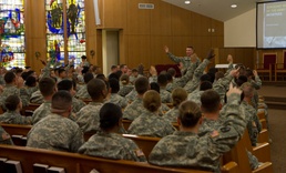 Sgt. Maj. of the Army Dailey talks tattoos at town hall