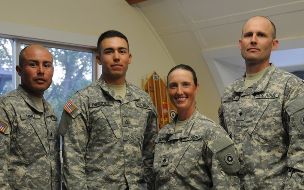 Bridges, Berton named 311th ESC Best Warriors 2015