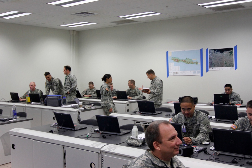 Intelligence Soldiers focus on sustainment and humanitarian aid situations