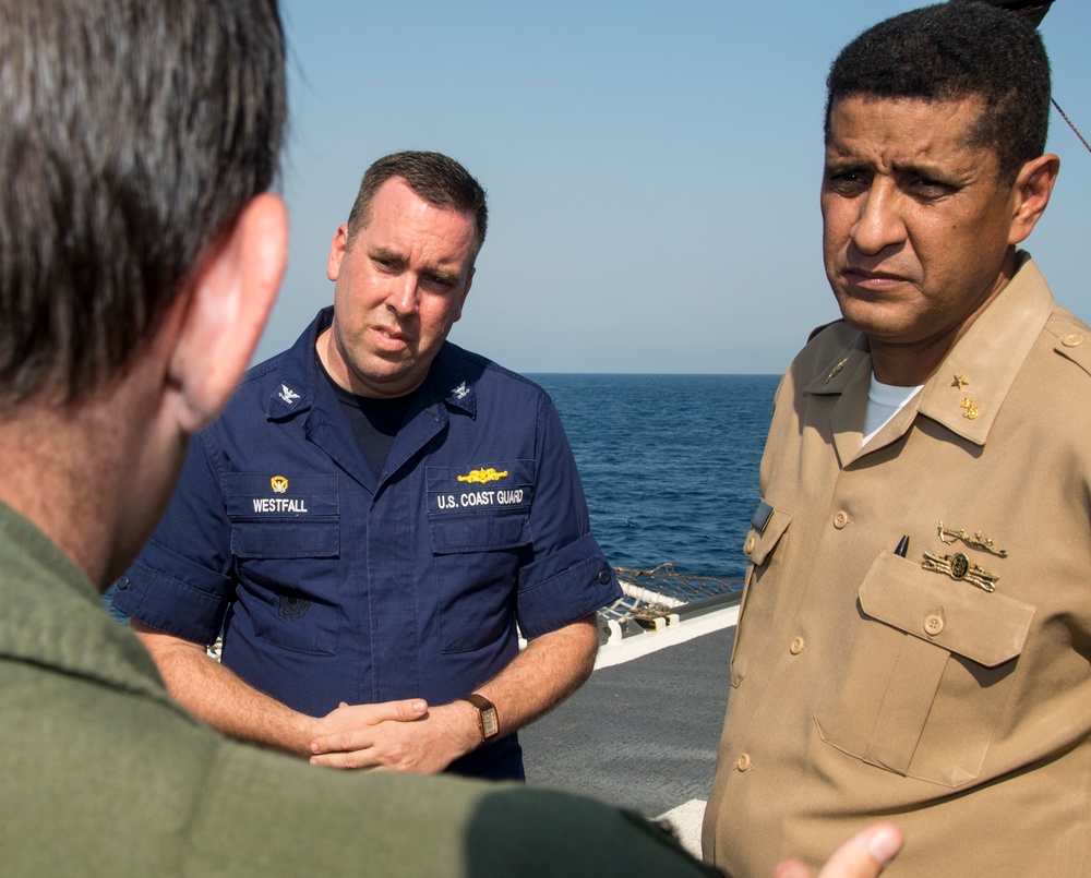 Coast Guard Cutter Boutwell crew hosts Guatemalan Navy commandant