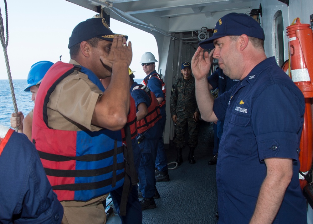 Coast Guard Cutter Boutwell crew hosts Guatemalan Navy commandant