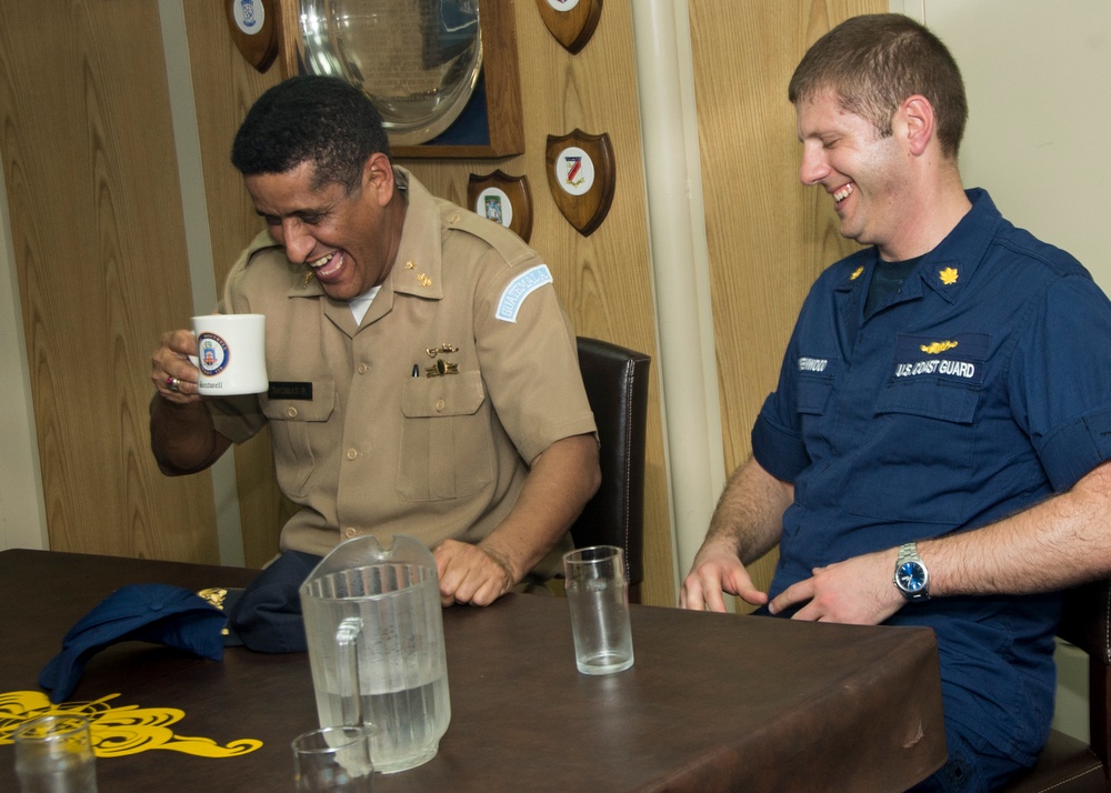 Coast Guard Cutter Boutwell crew hosts Guatemalan Navy commandant