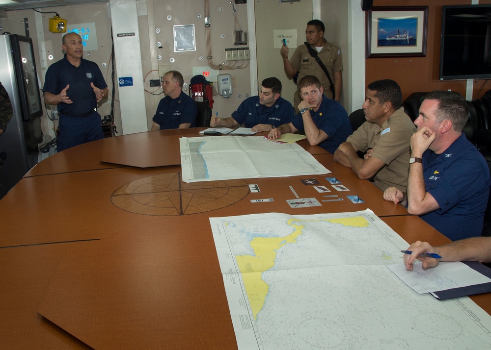 Coast Guard Cutter Boutwell crew hosts Guatemalan Navy commandant