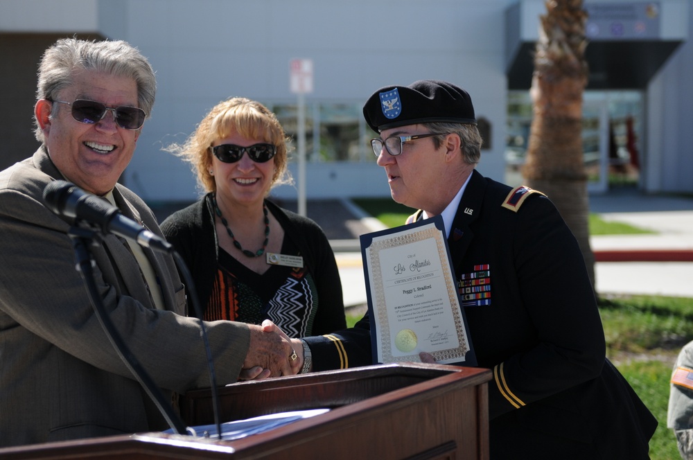 79th Sustainment Support Command Retirement Ceremony for Col. Peggy Stradford and Lt. Col. Samuel Bettwy, March 7, 2015
