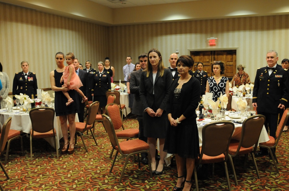 79th Sustainment Support Command Retirement Dining In for Col. Peggy Stradford and Lt. Col. Samuel Bettwy, March 7, 2015