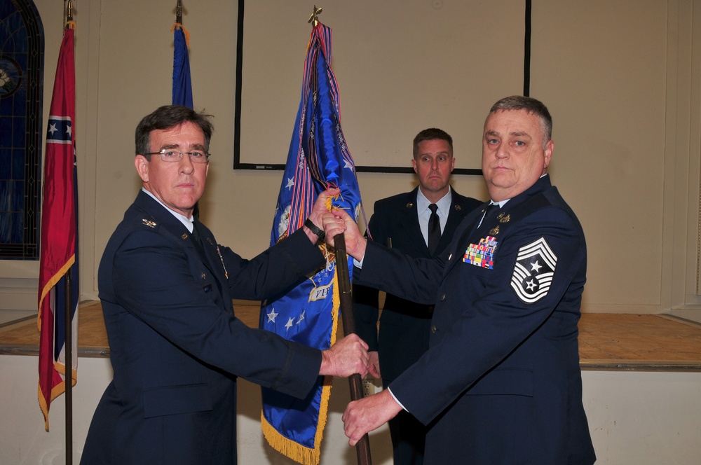 Mississippi Air National Guard change of responsibility ceremony