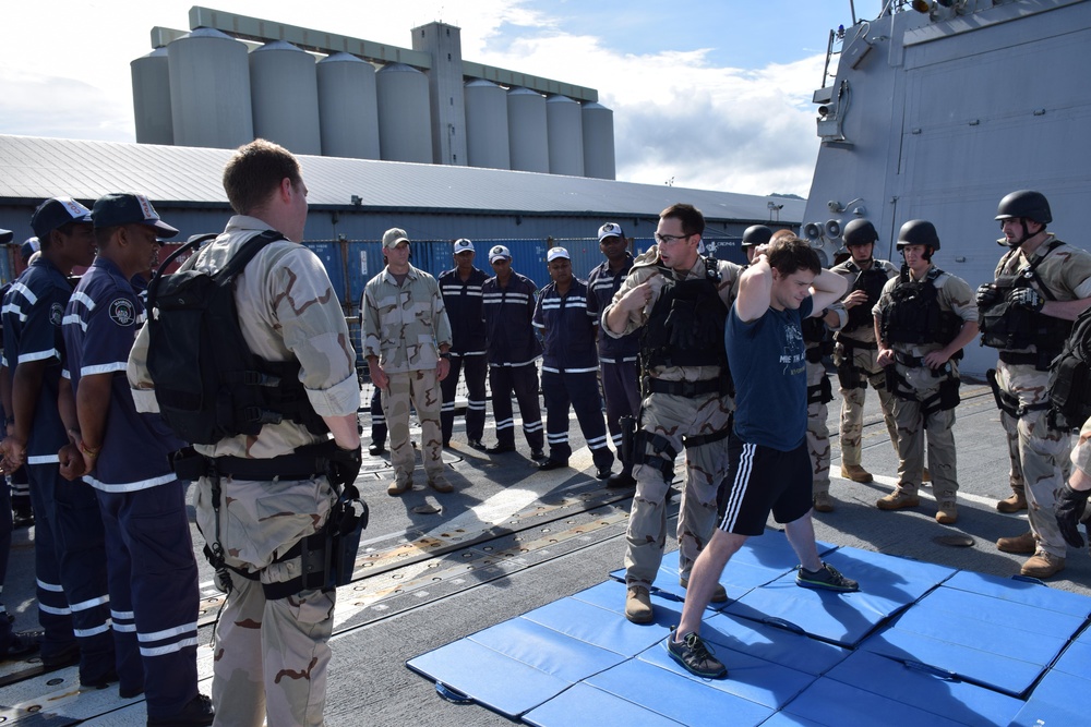 USS Oscar Austin action