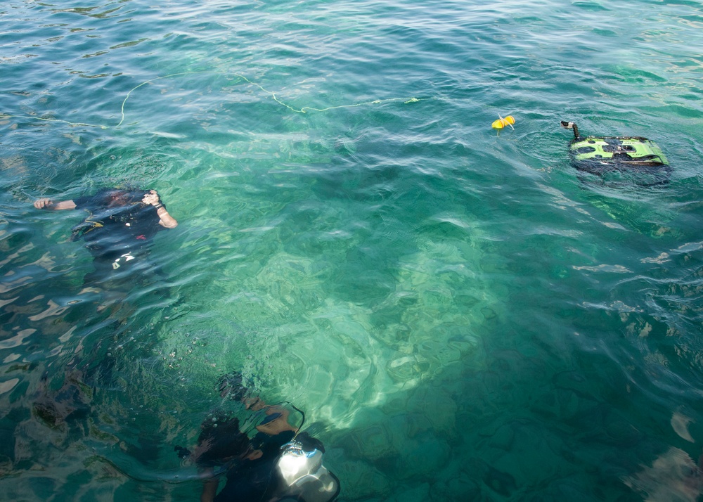 USS Frank Cable action