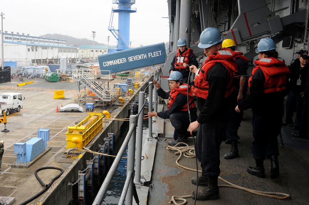 USS Blue Ridge action