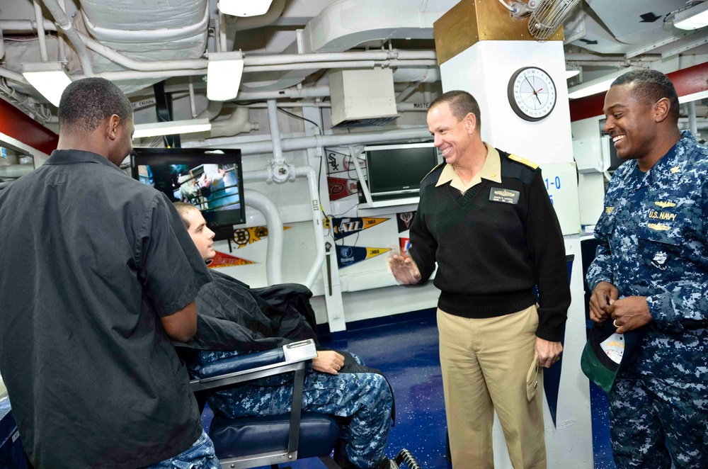 USS Frank Cable action