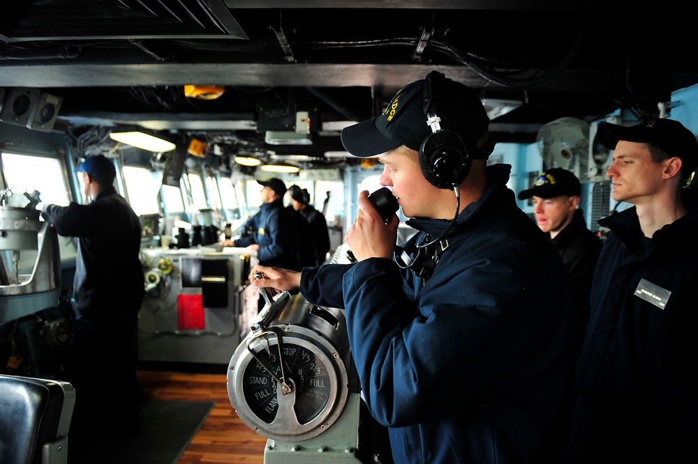 USS Blue Ridge action