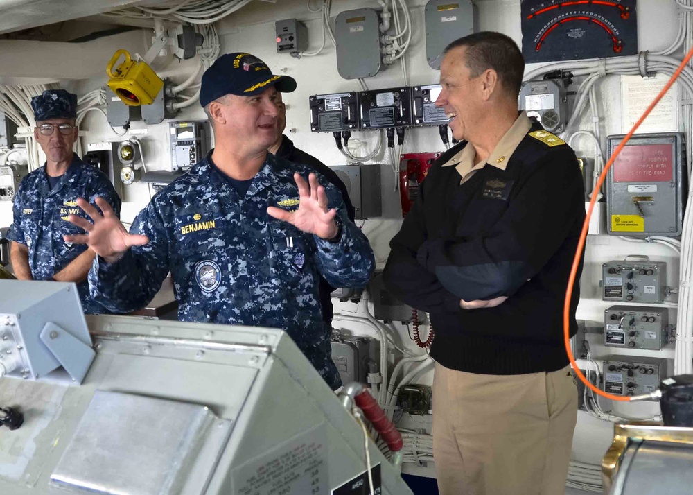 USS Frank Cable action