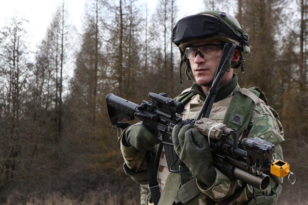 Georgian mission rehearsal exercise