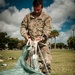 USASOC Black Daggers train for combat equipment jump demonstration