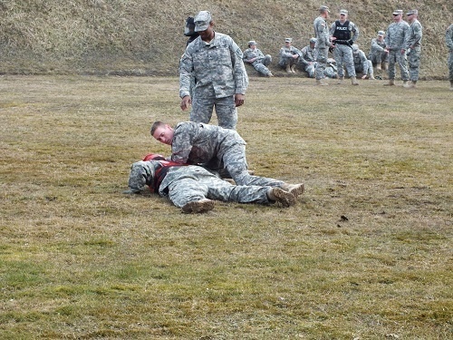 US Soldiers of 3rd Platoon, 527th Military Police Company, 709th MP Battalion, conducted Military Police OC Training